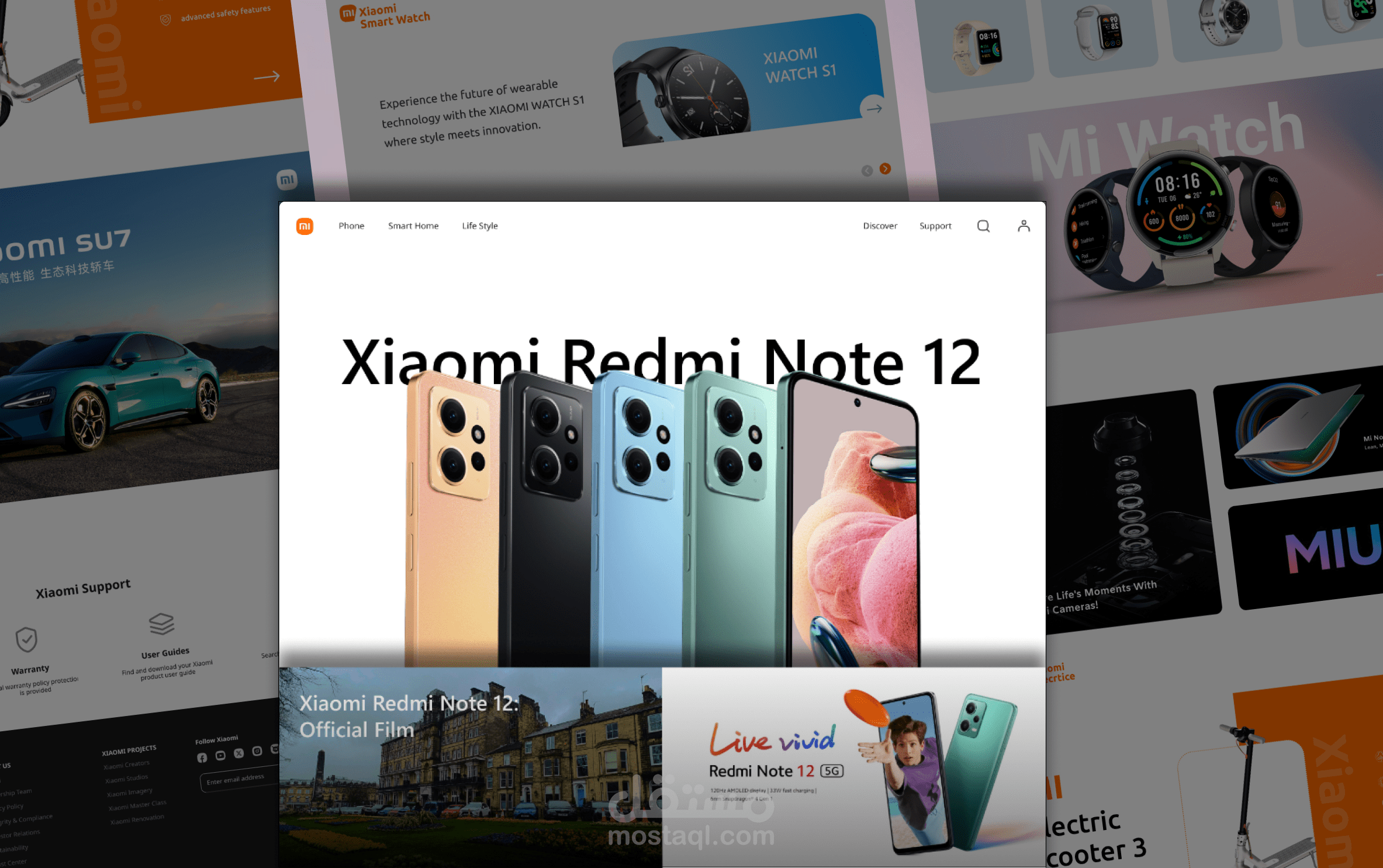 Landing Page - Xiaomi Website
