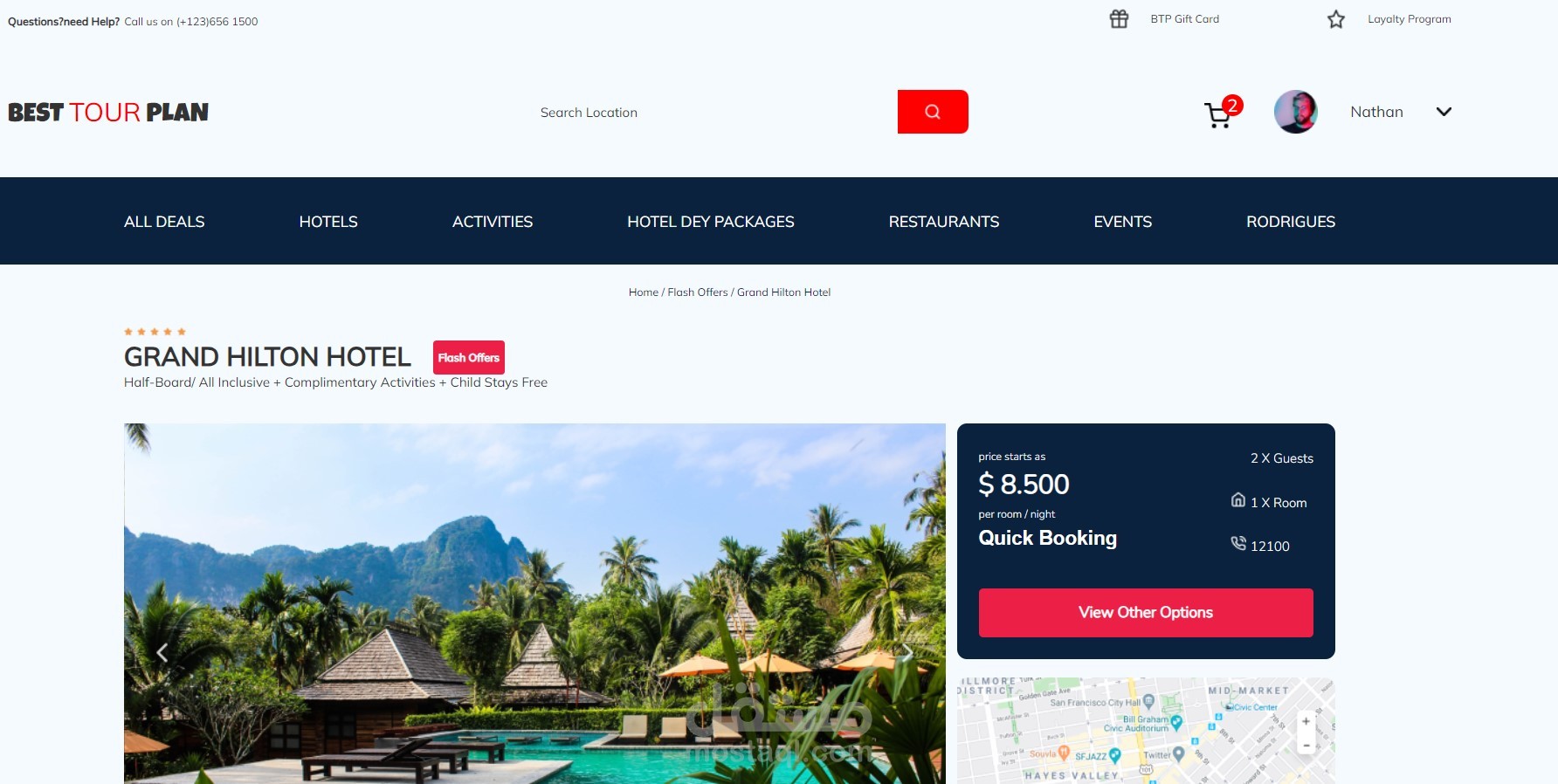 Hotel booking