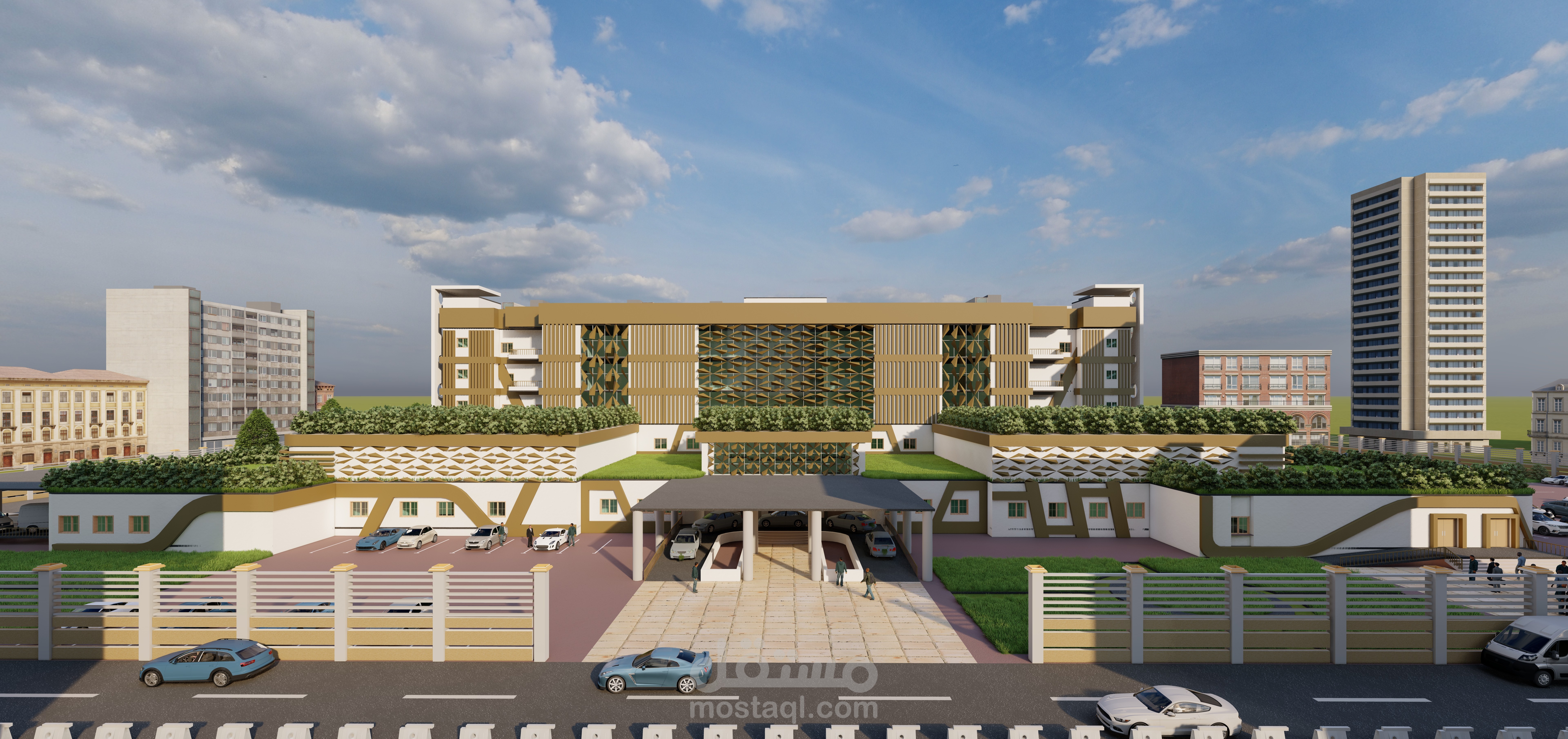 مشروع تصميم مستشفى عام