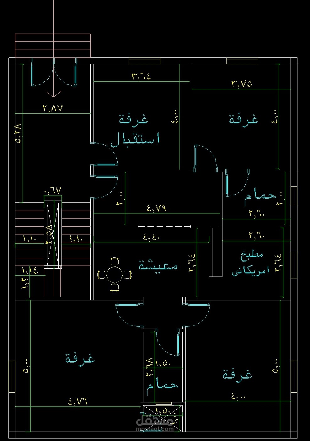 تصميم معماري لقطعة ارض