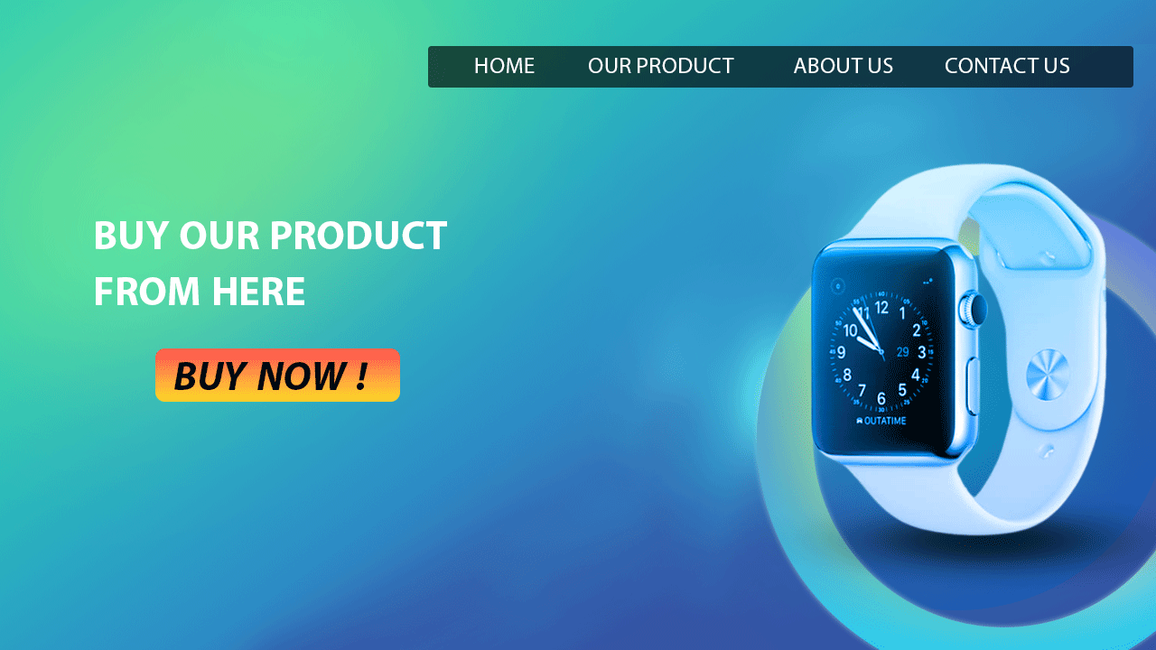 تصميم بانر لمتجرك - Web Design banner