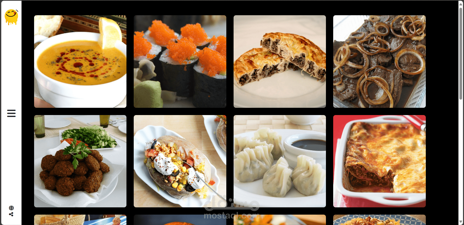 Yummy Recipes using Meal-Api