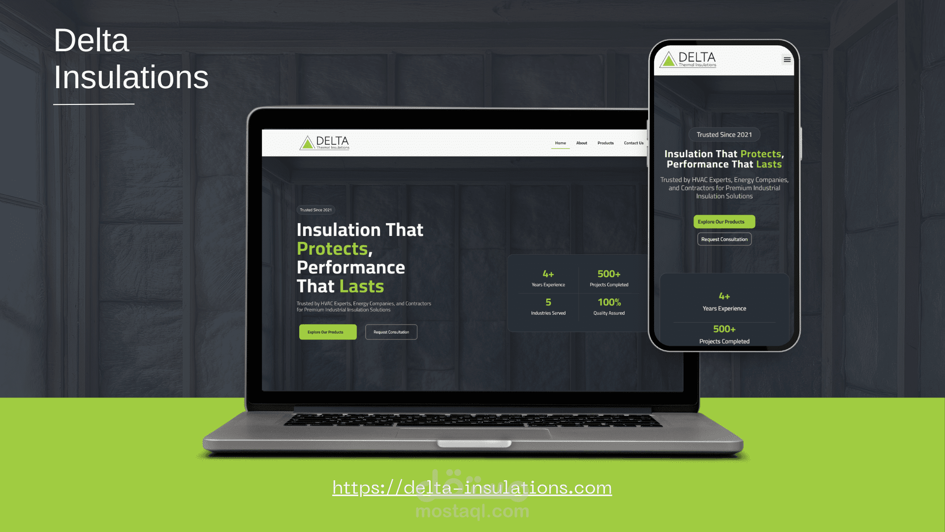 Delta Insulations Website