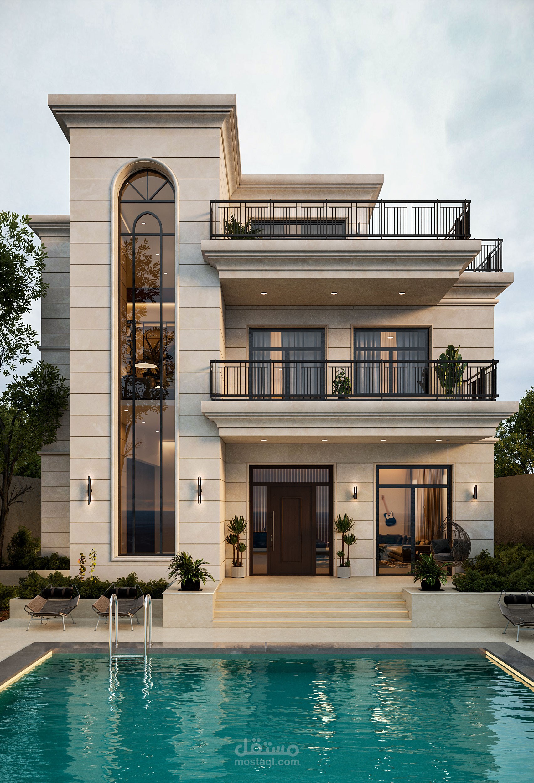 Exterior design _ A Neo-Classical façade