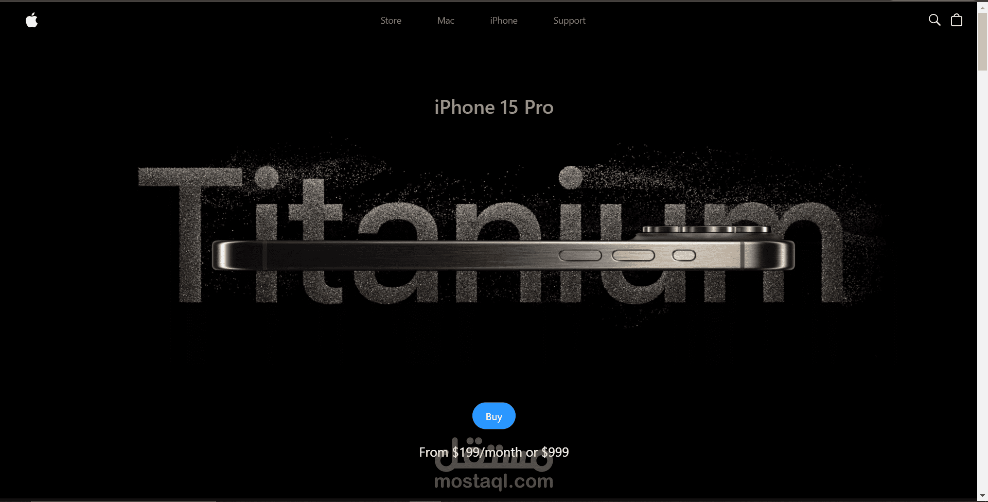 Apple Landing Page Clone
