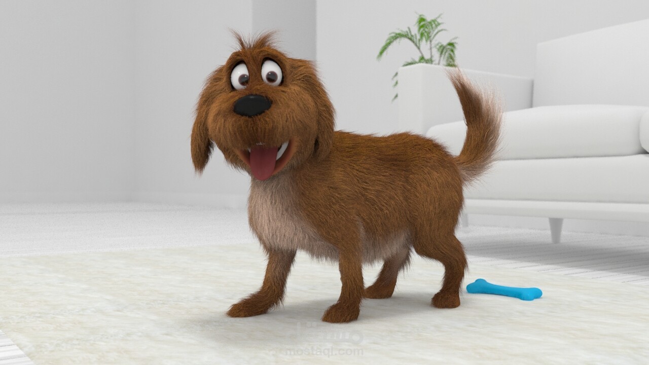 A 3D advertisement video