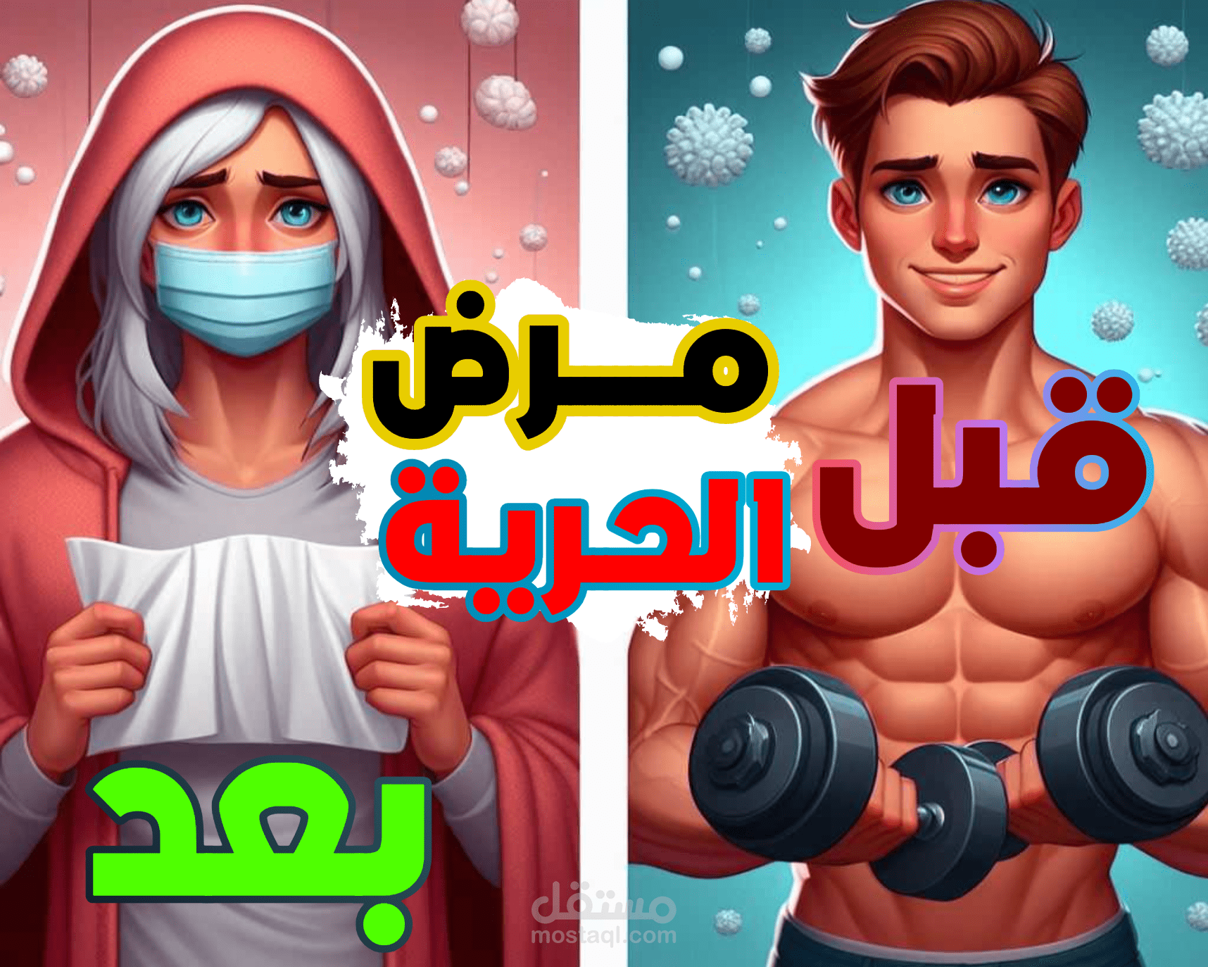 صورة مصغرة لفديو بتحكي اللي بيحصل لما بتتبع الغرب من انسان  سوي قوي شجاع وراجل الي تحوله لأمرة وهذا مايسمي بمرض الحرية