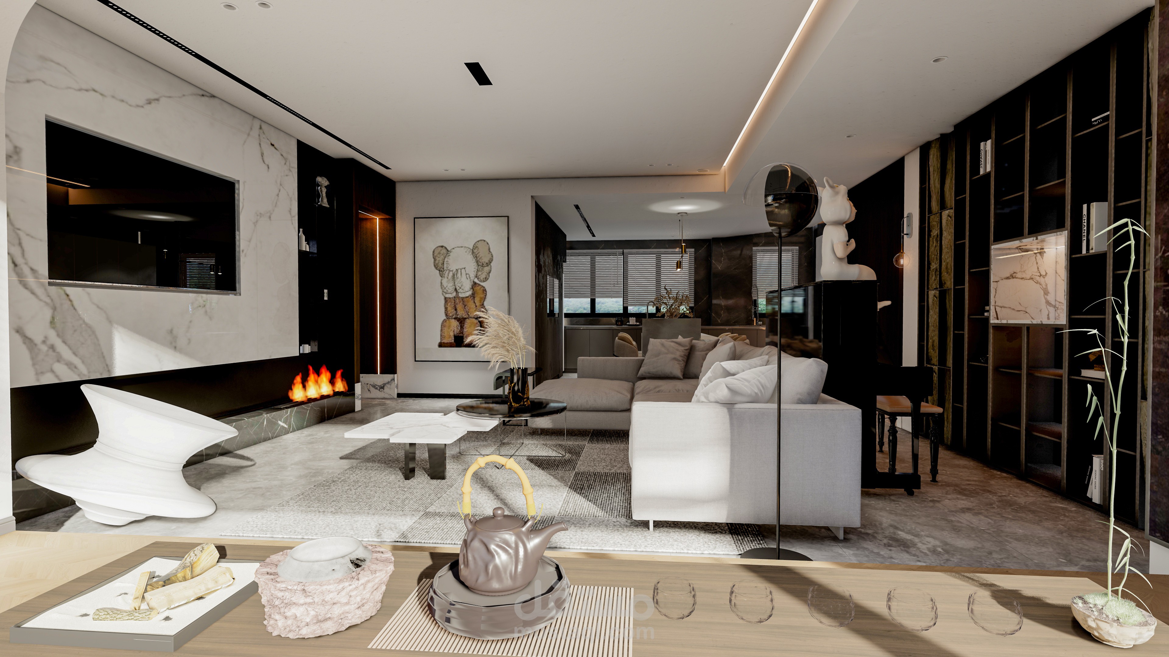 تصميم داخلي لفيلا