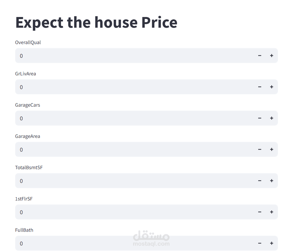 Expect price houses by machine learning