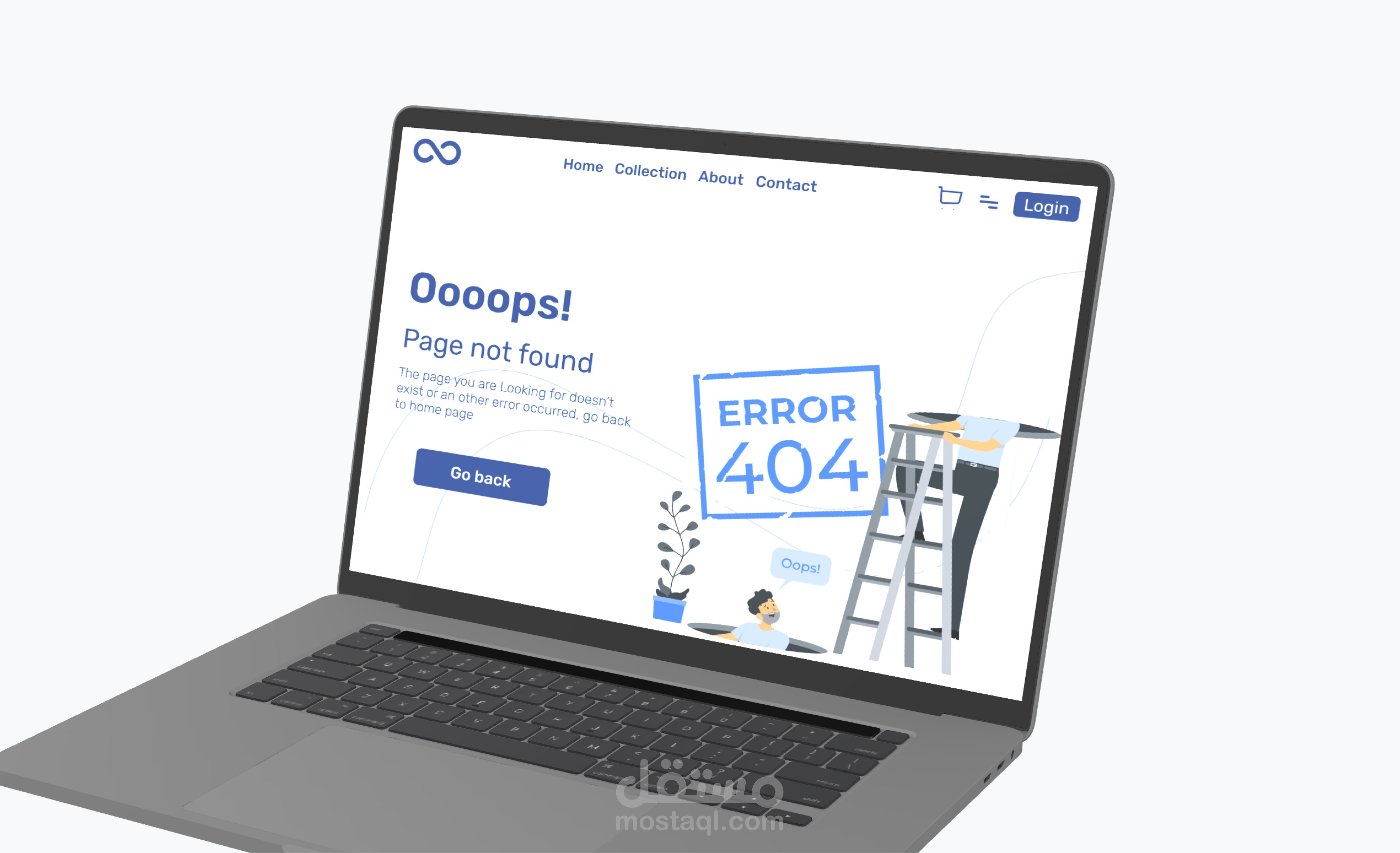 تصميم صفحة eror 404