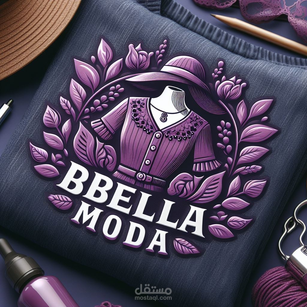 تصميم لصفحه ملابس نسائيه بإسم bella moda