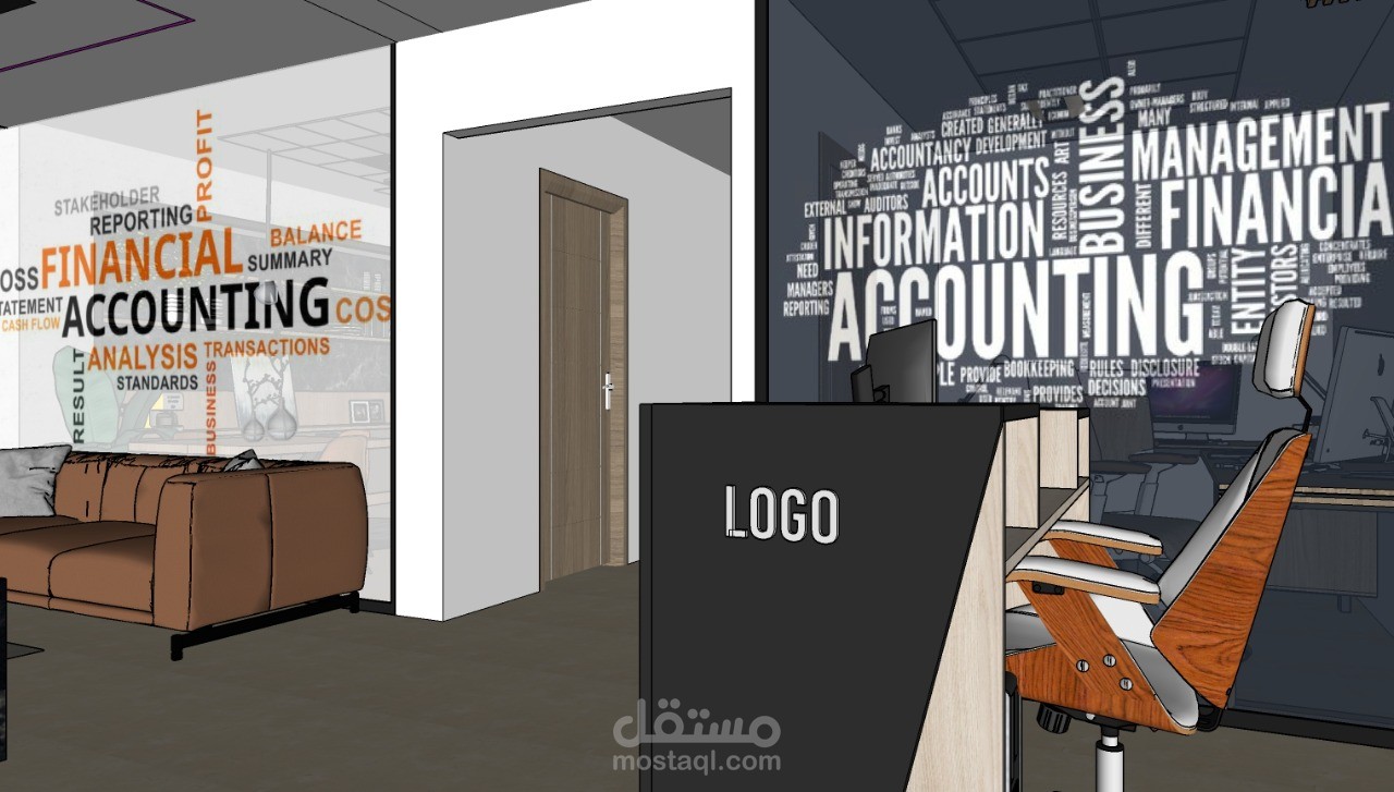 تصميم مكتب محاسبيين