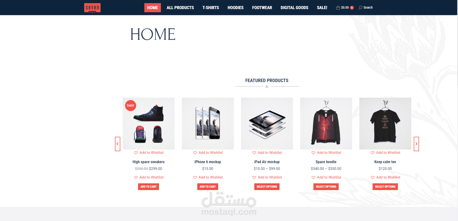 woocommerce website