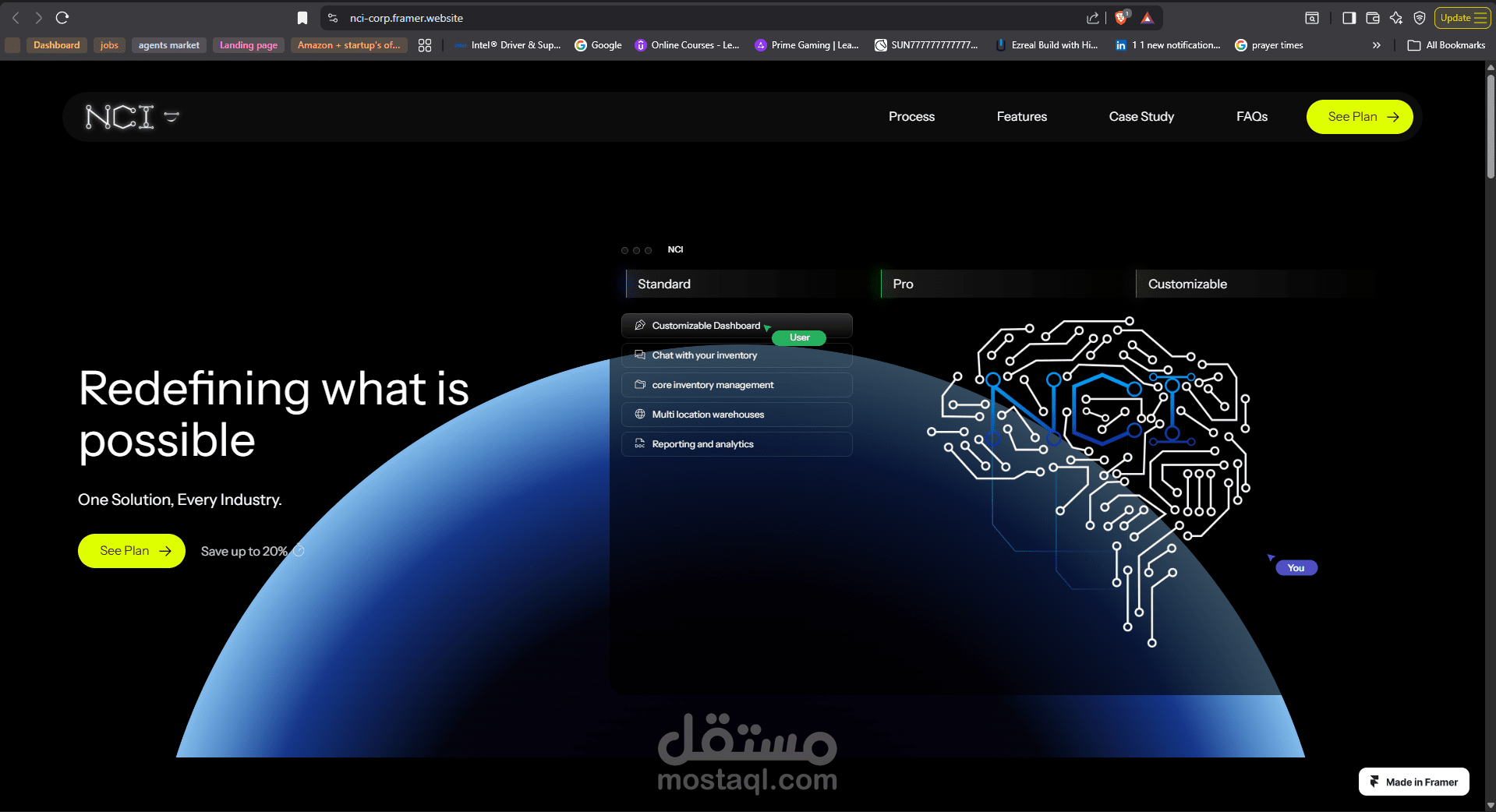 website for startup in Egypt