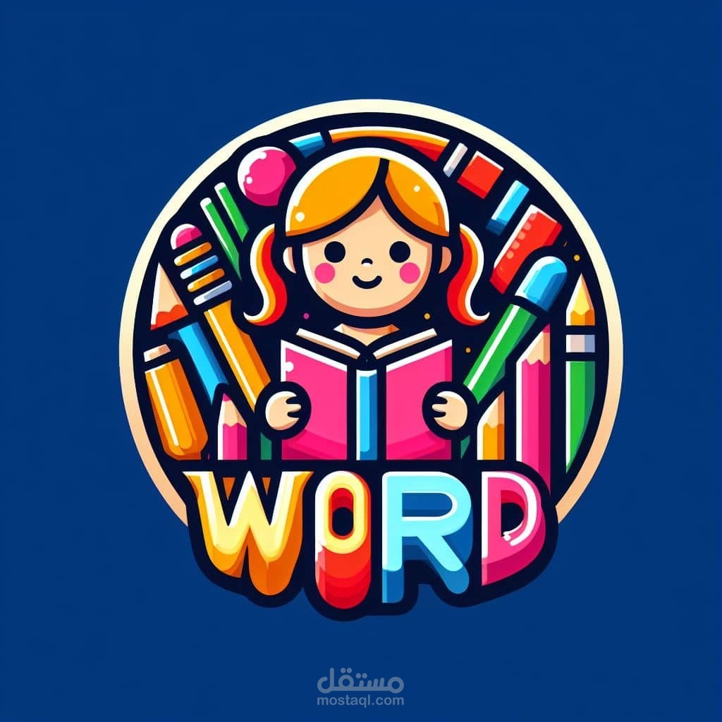 شعار لقرطاسية اسمها WORD