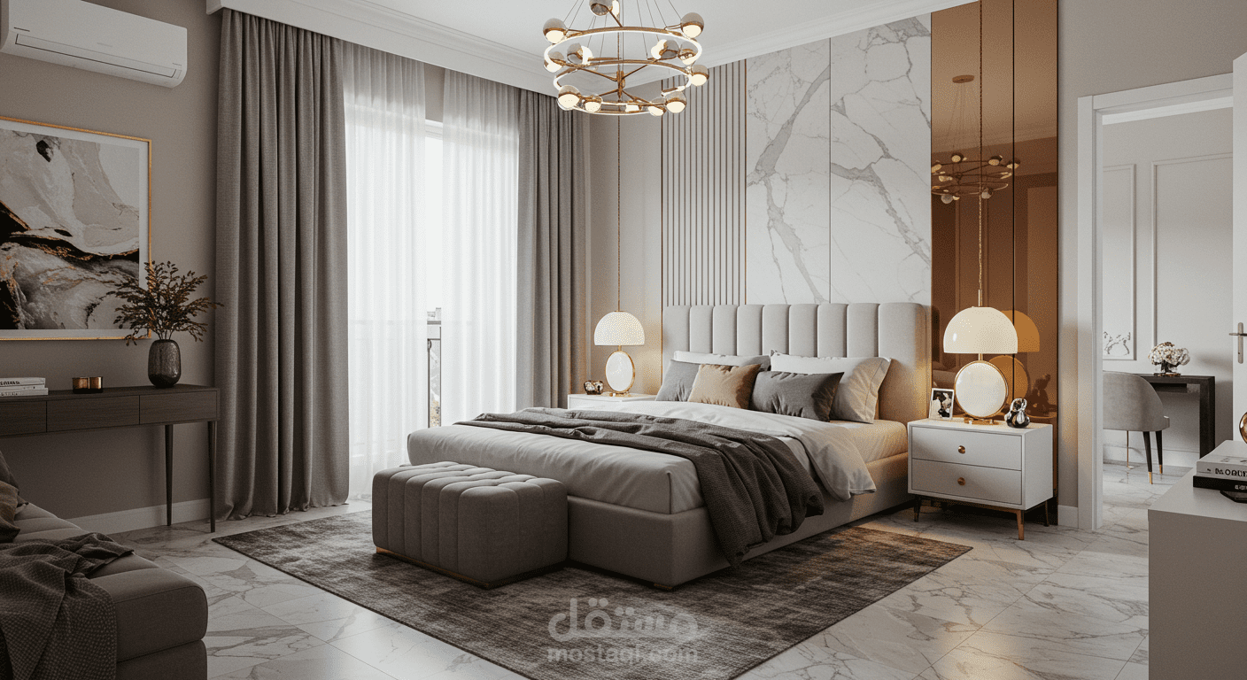 غرفه فخمه و متقدمه صميم3D