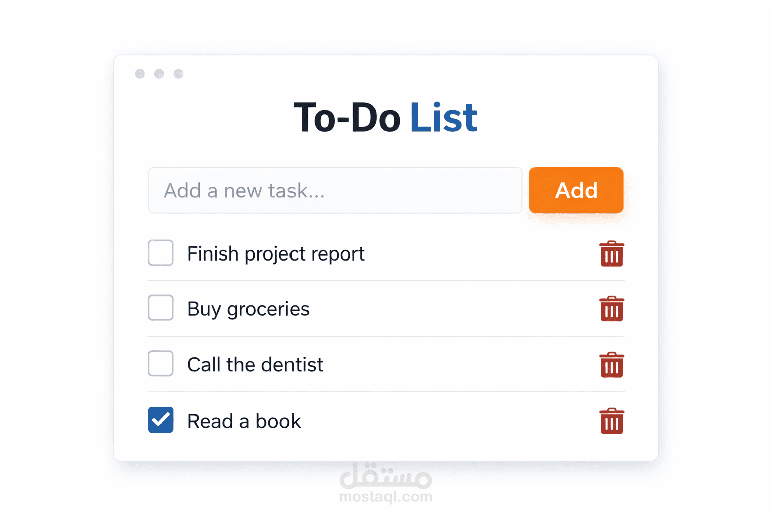 To-Do List – تطبيق إدارة المهام اليومية