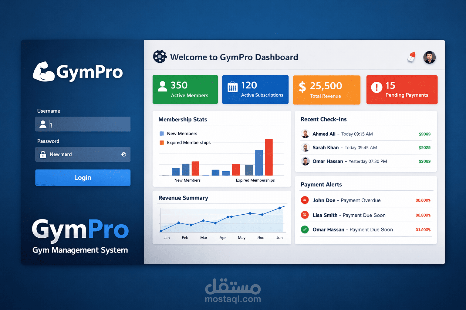 GymPro – Gym Management System