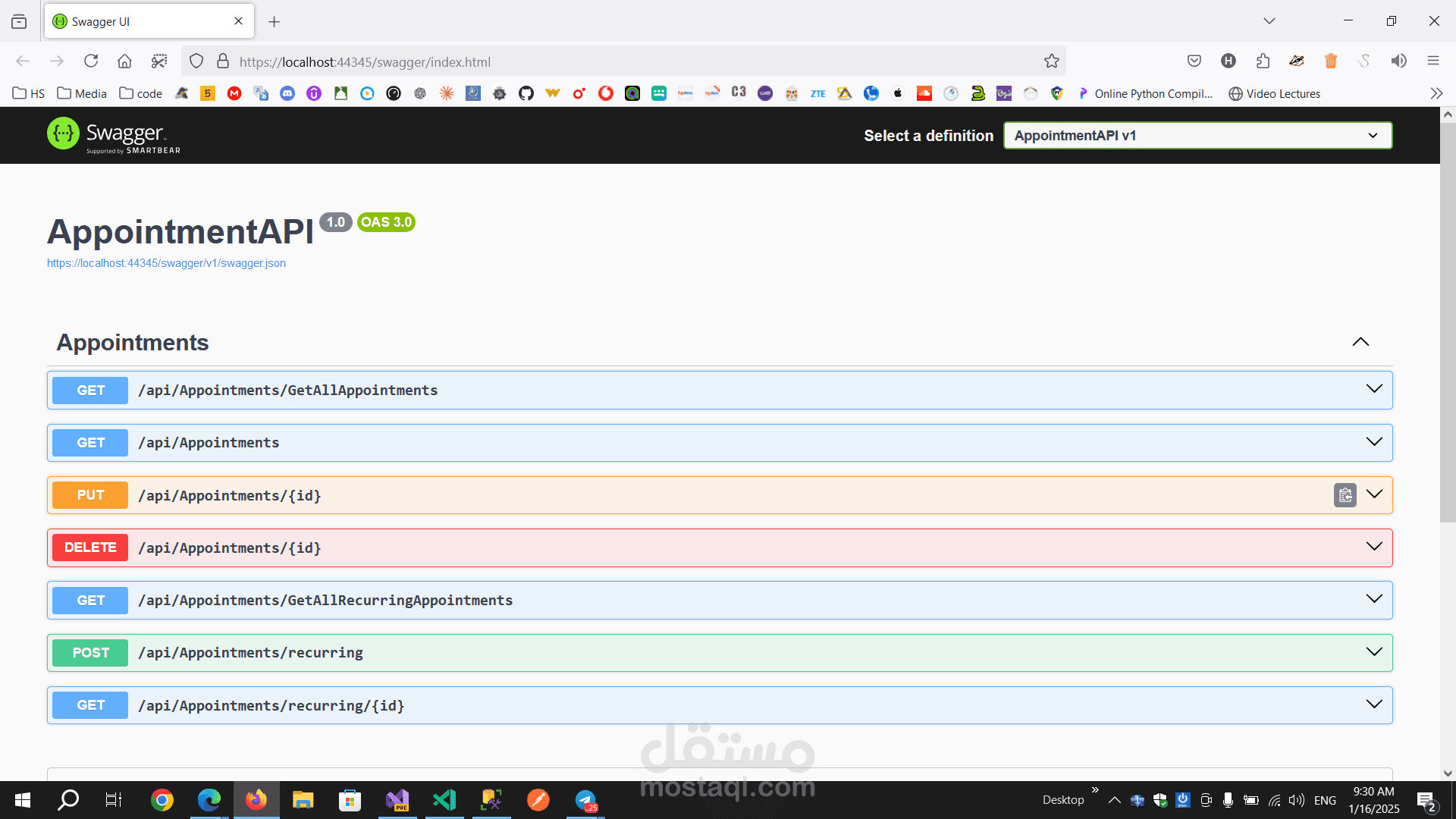 Appointment API
