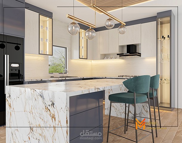 تصميم مطبخ 3d