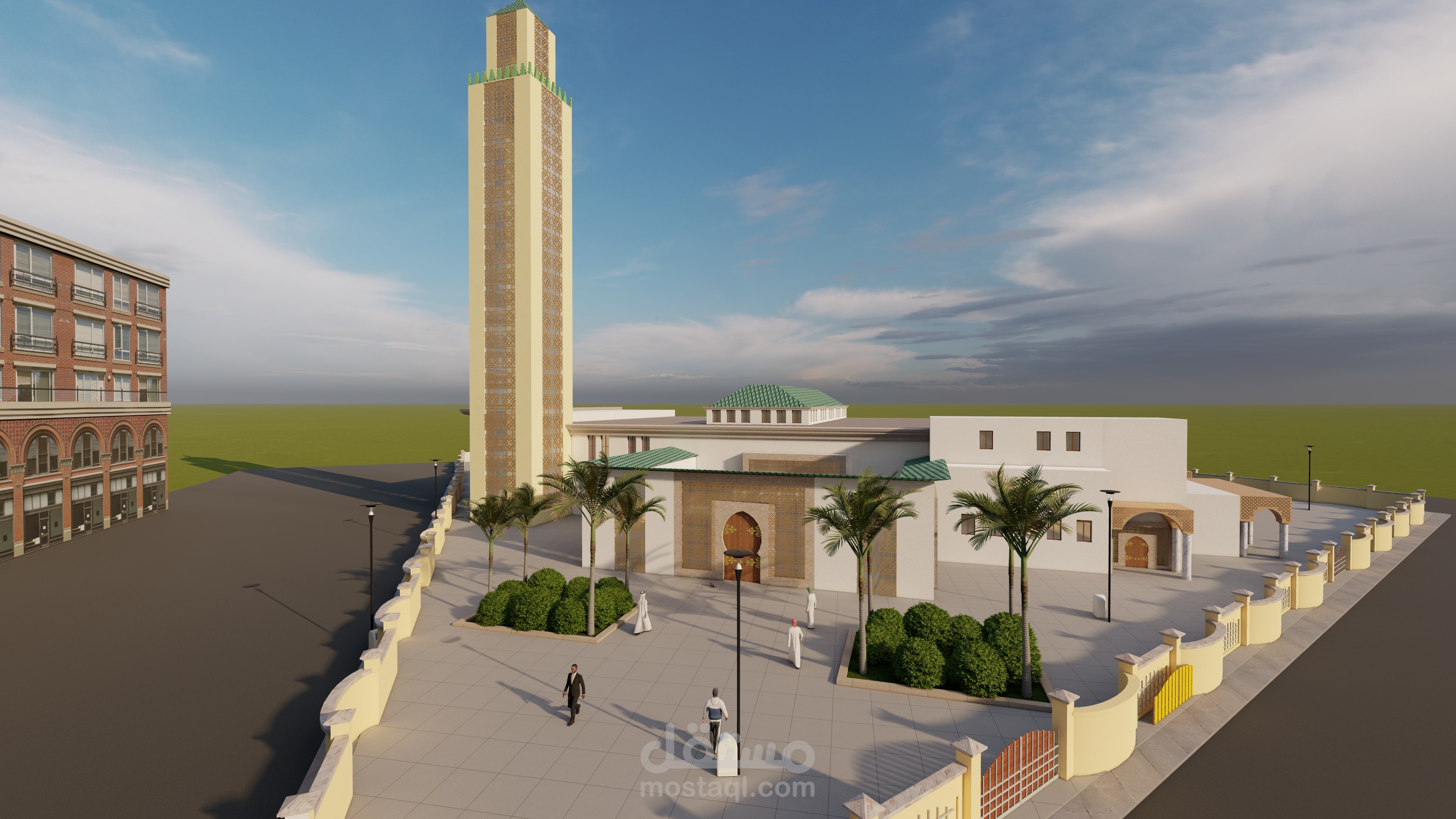 تصميم لمسجد