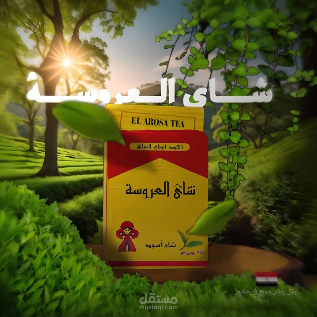 اعلان سوشيال لشاي العروسه