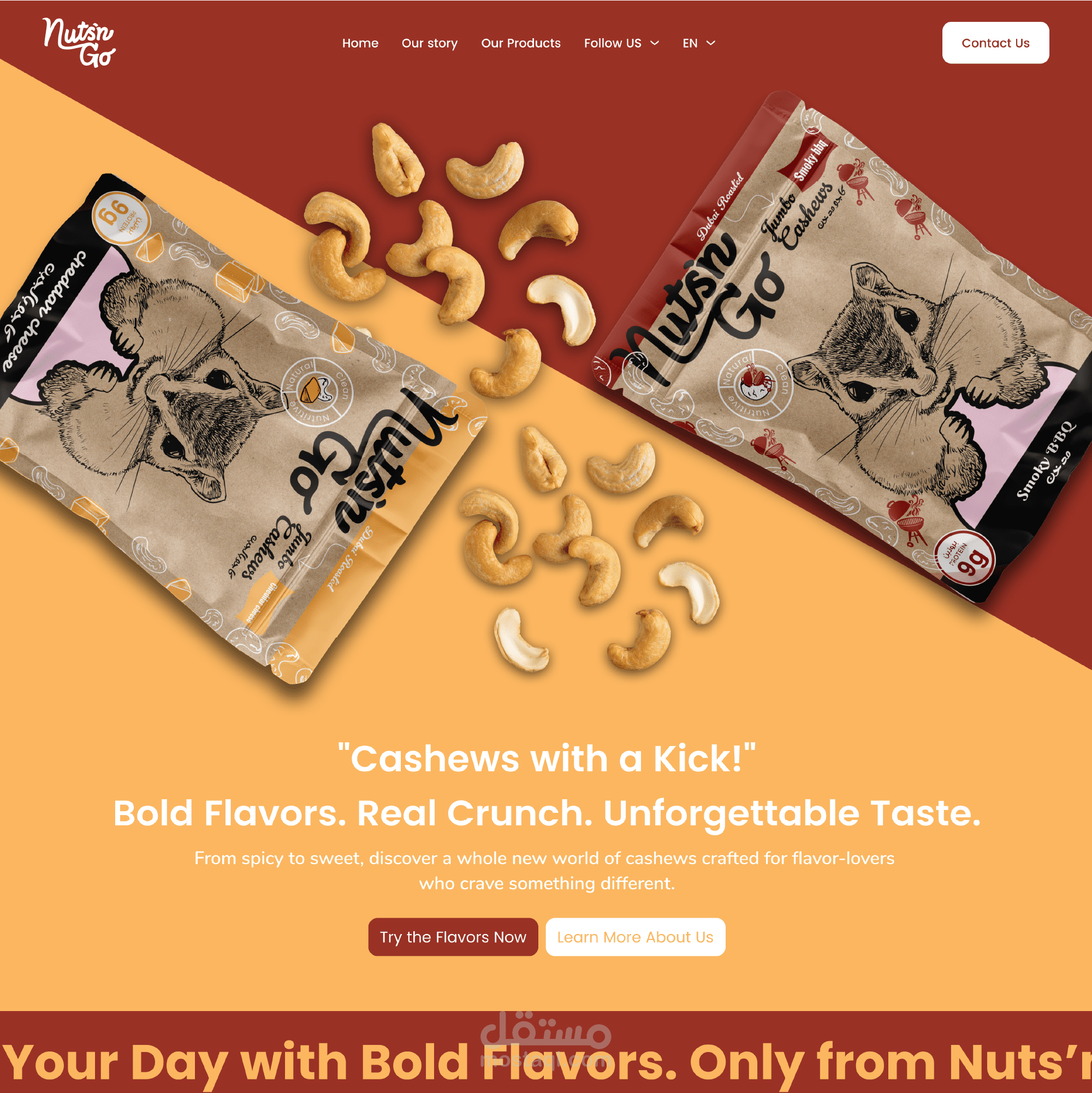NutsnGo Website | Design & Development