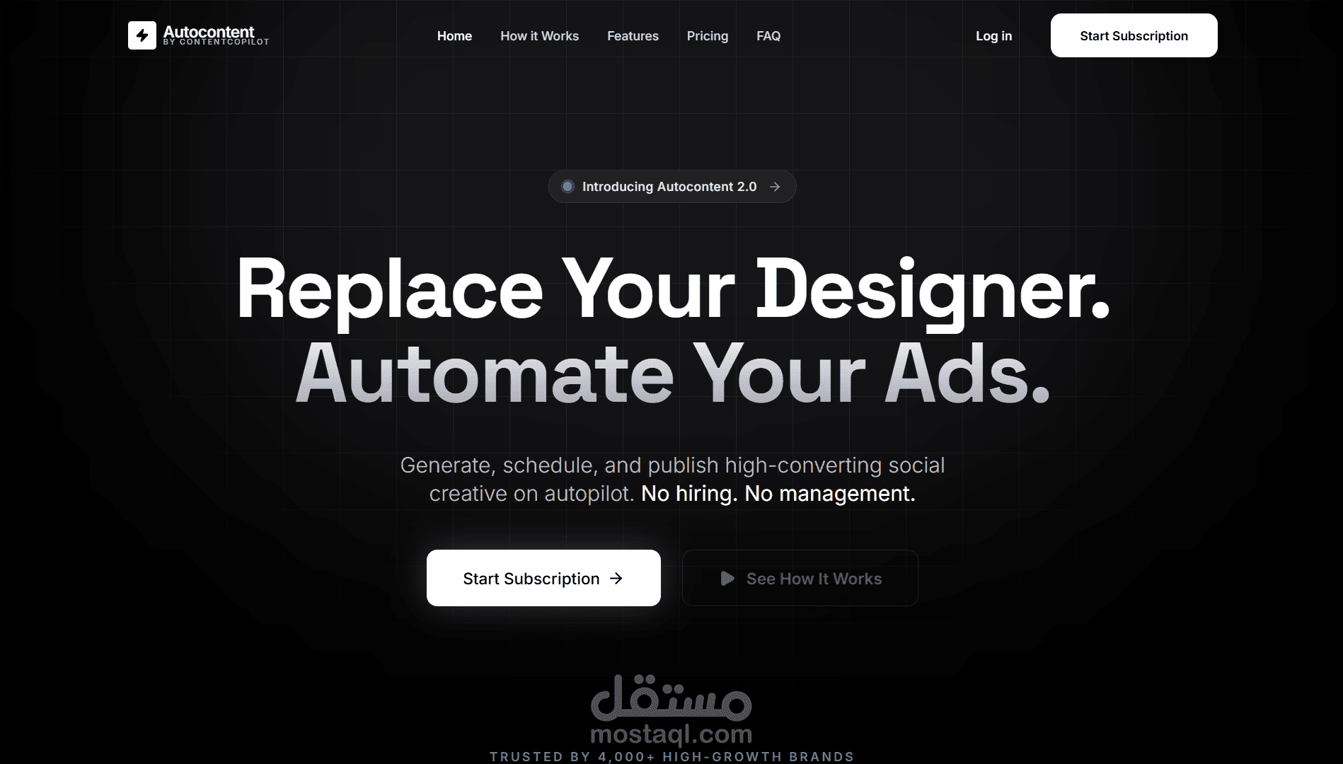 Autocontent saas-ai web application