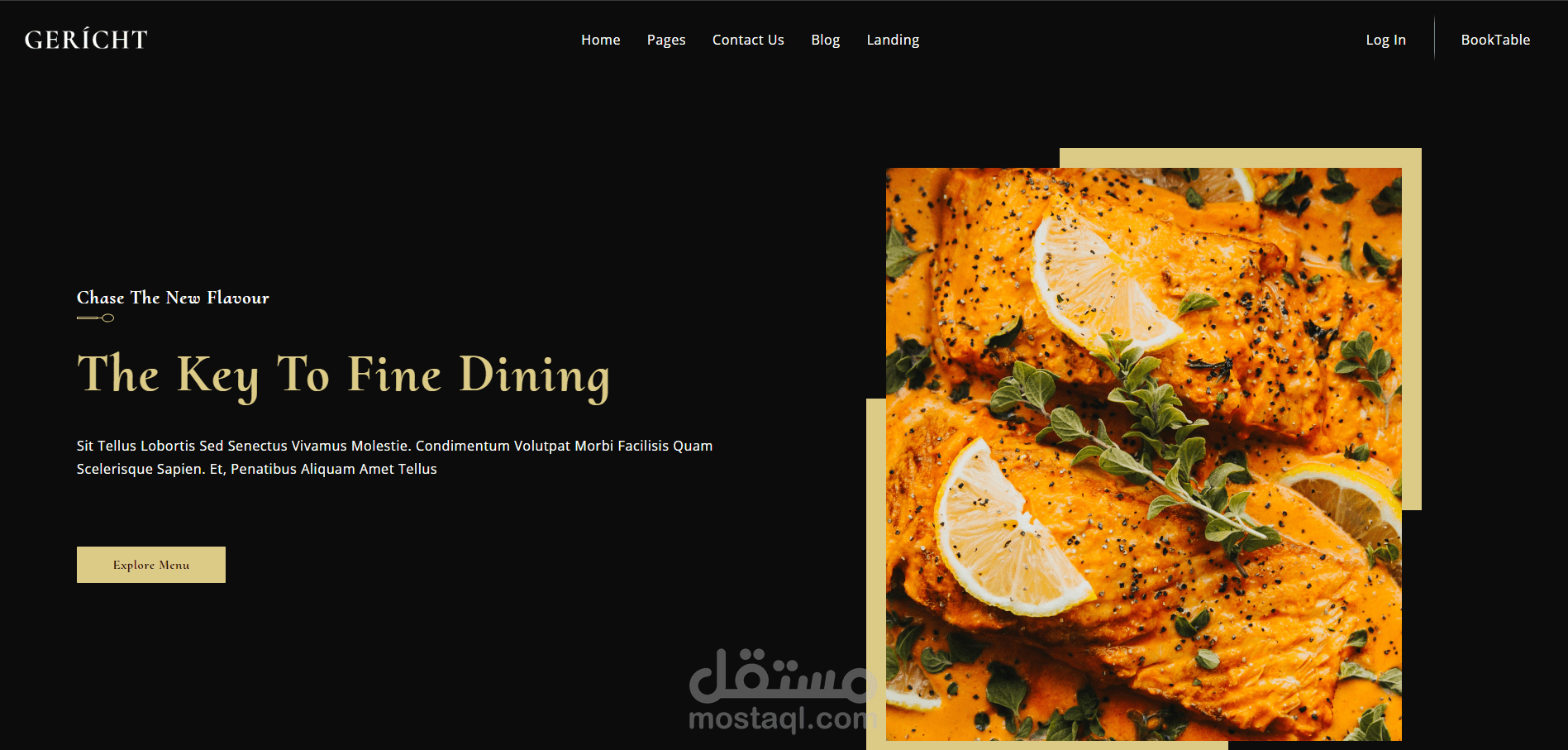 Resturant website