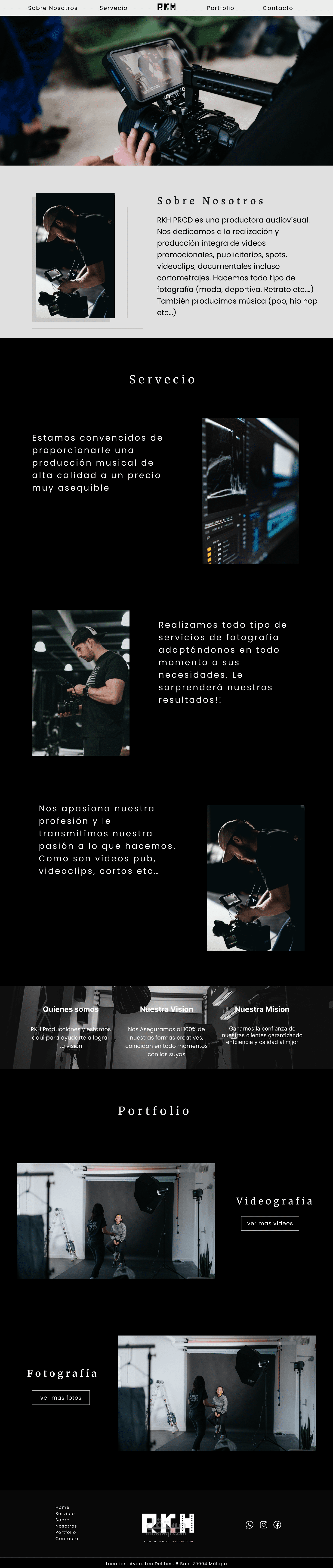 portfolio for photographer