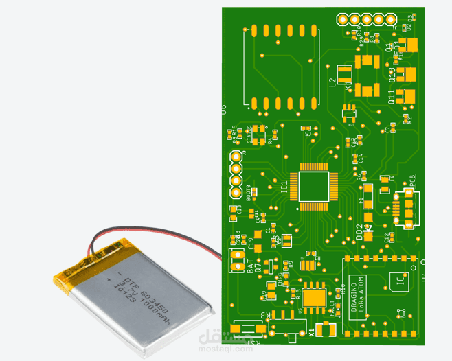 Conception d'une carte pcb de géolocalisation