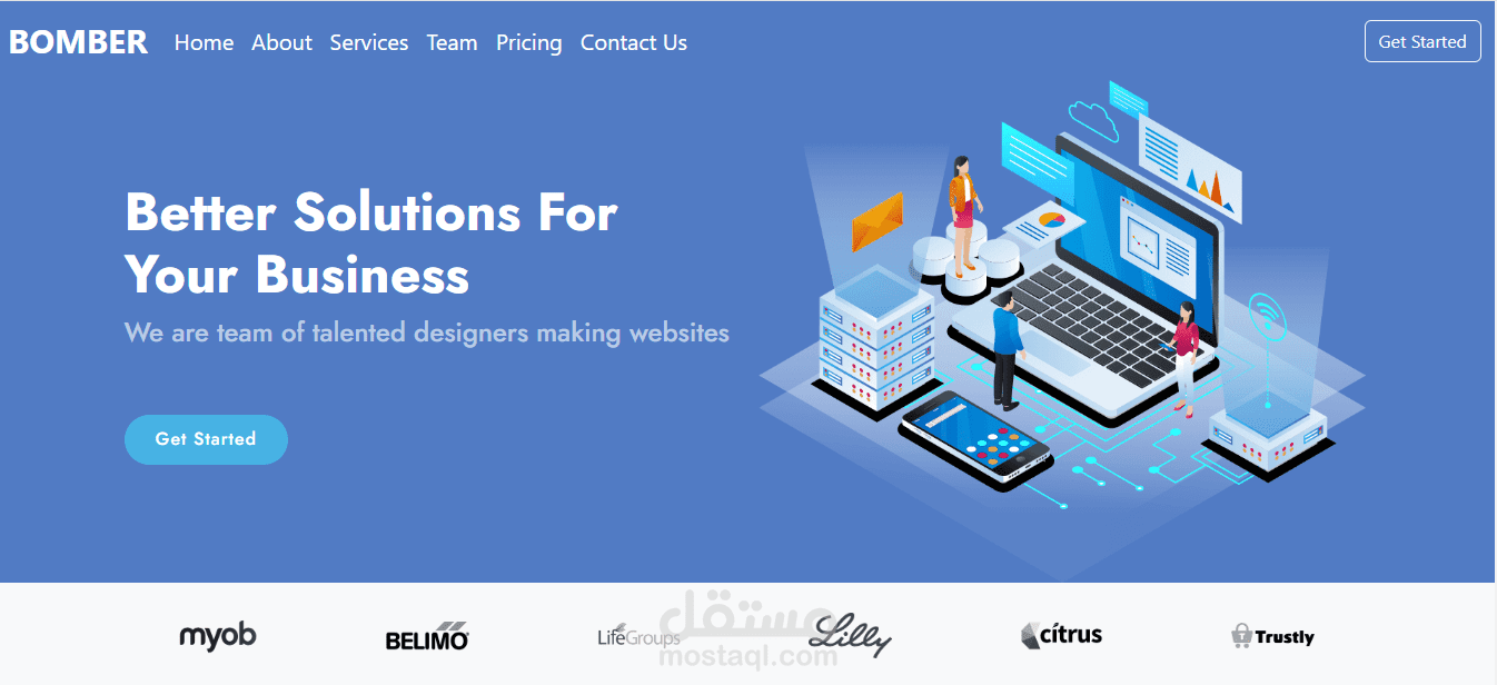 Full Responsive Design Services Website