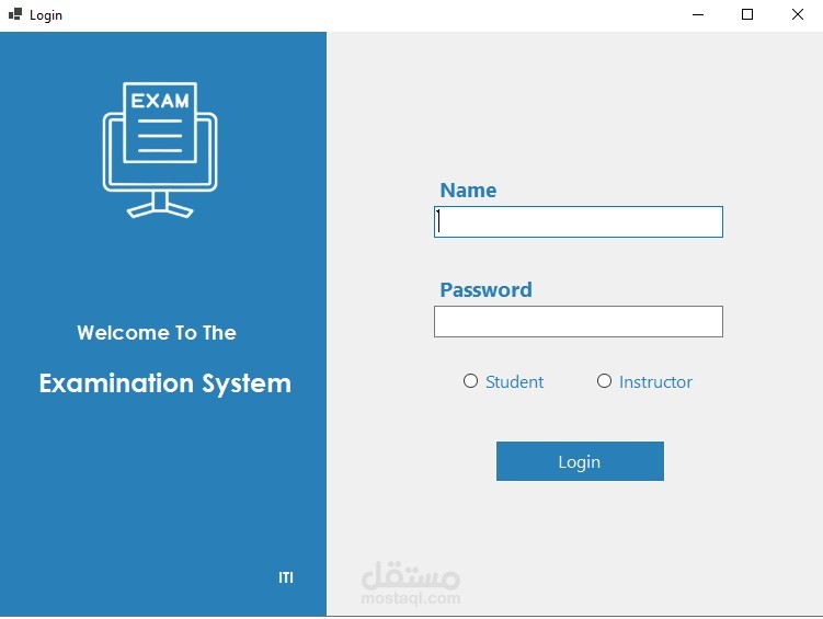 Examination System Desktop App