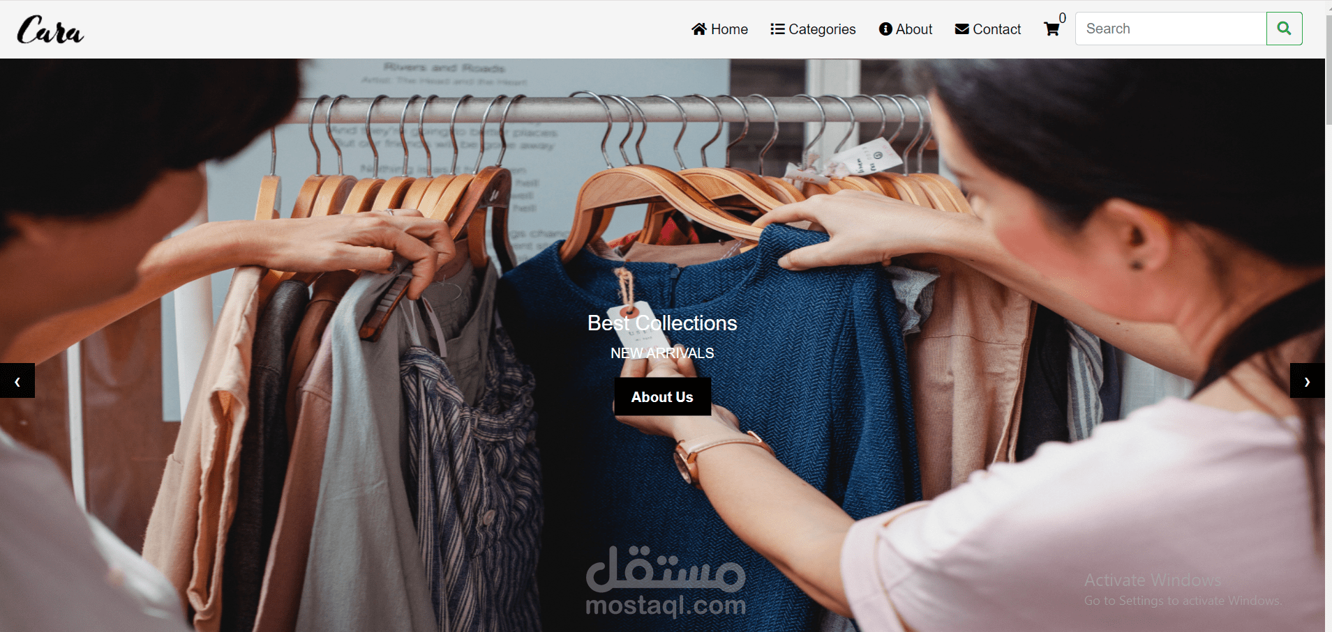 متجر تسوق للملابس والاكسسورات والاجهزة الالكترونيه