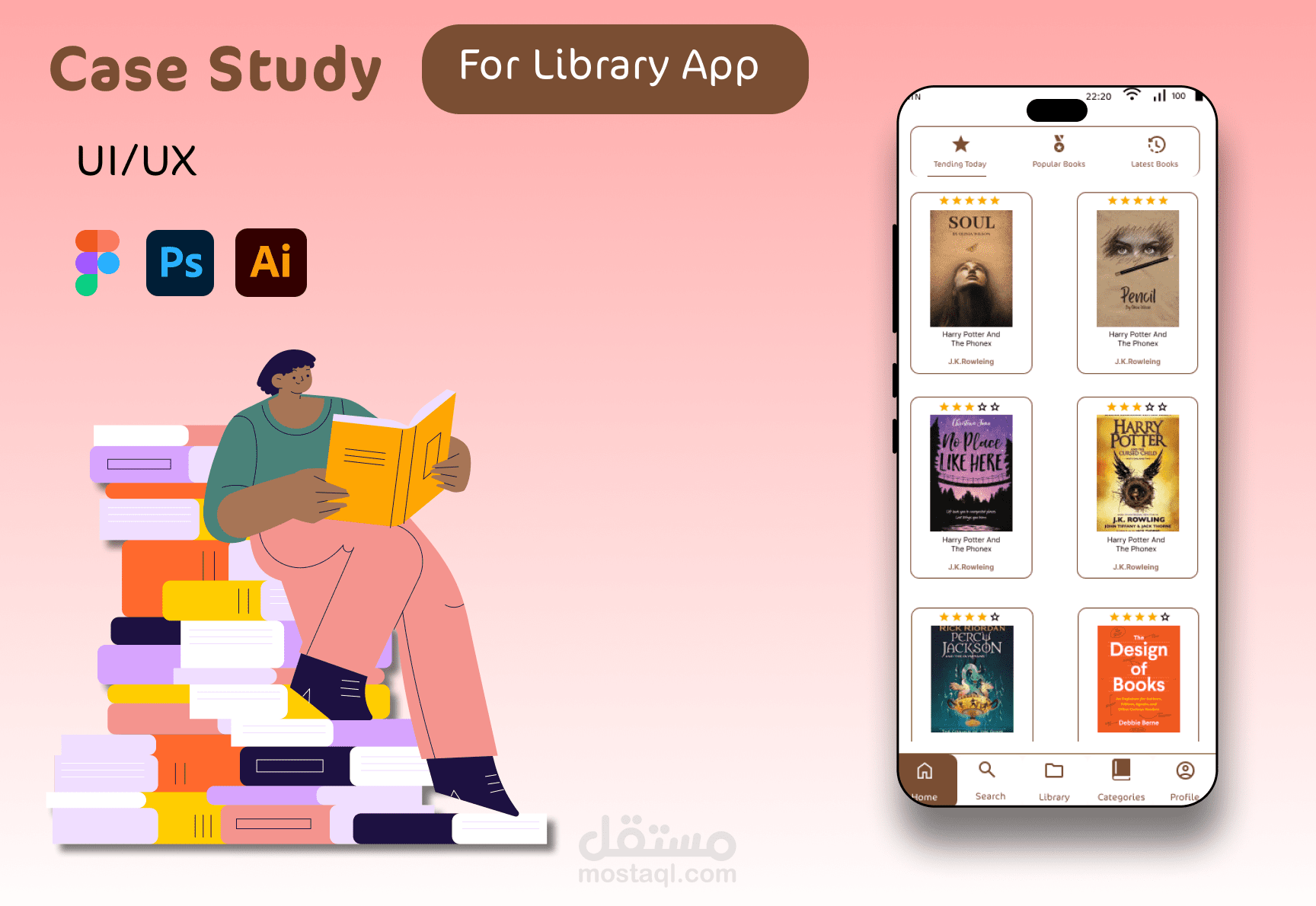 Library App UI/UX