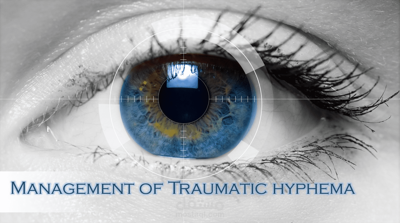 Management of traumatic hyphema