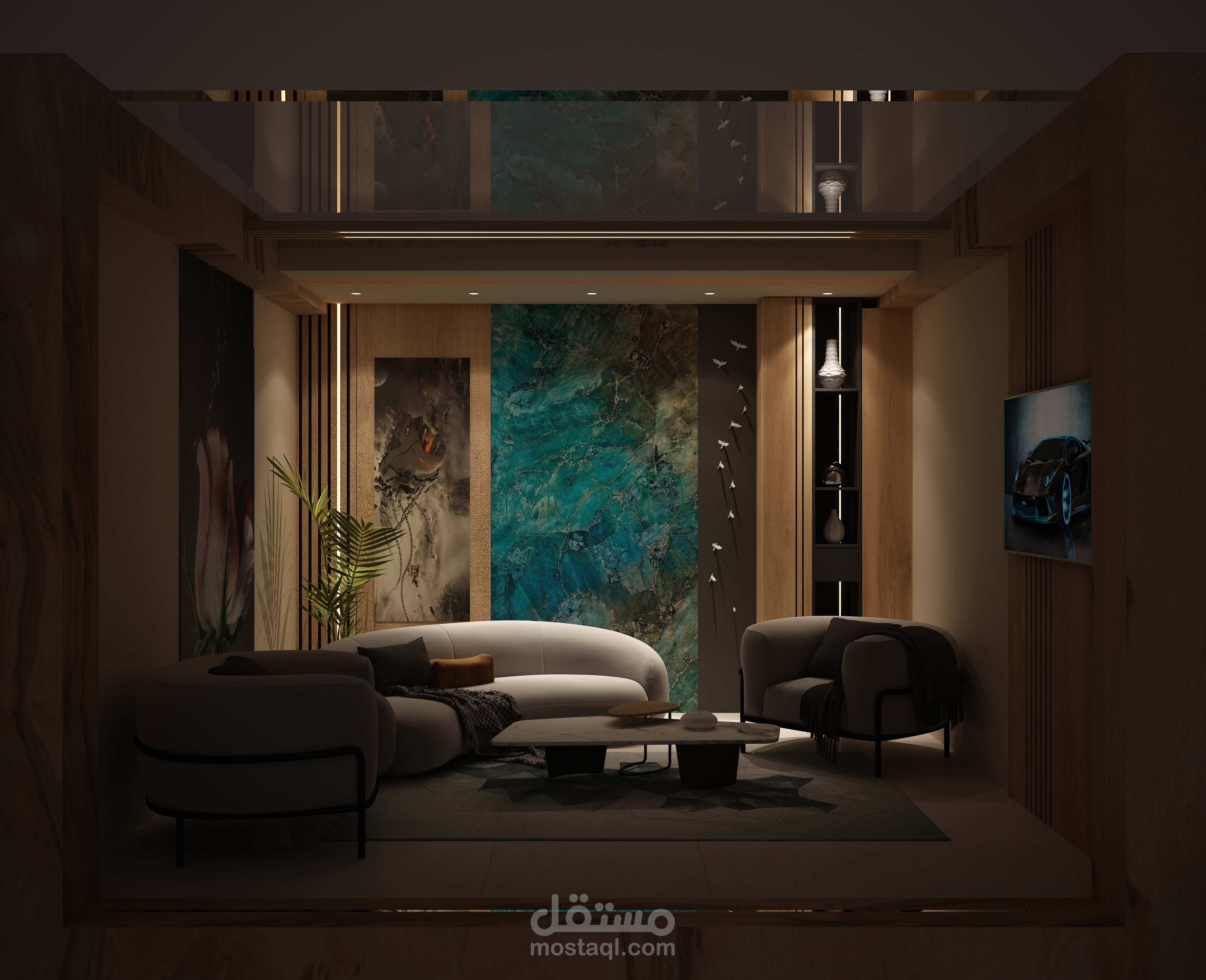 QP  تصميمات هندسيه داخليه وخارجيه