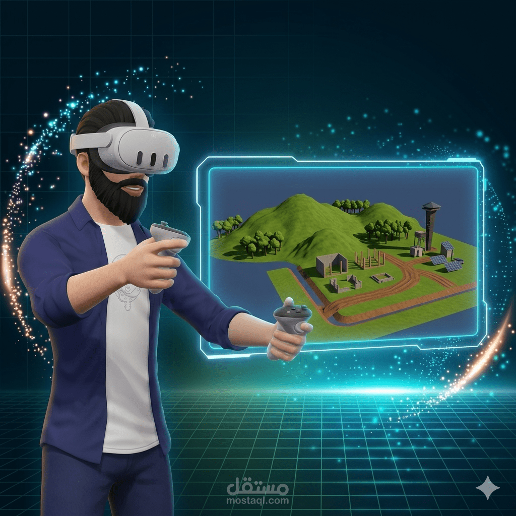 تصميم اعمال انيمشين من داخل الواقع الافتراضي Engage VR
