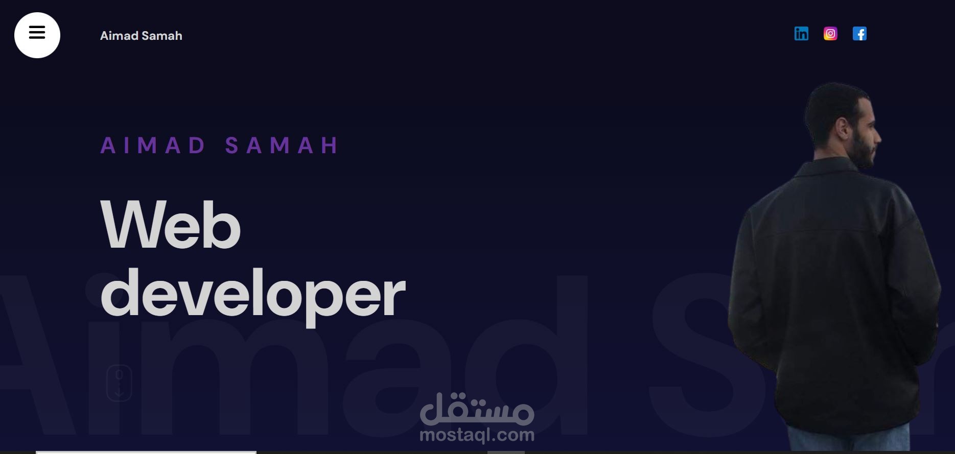 محفظة للتعريف بنفسك و اعمالك