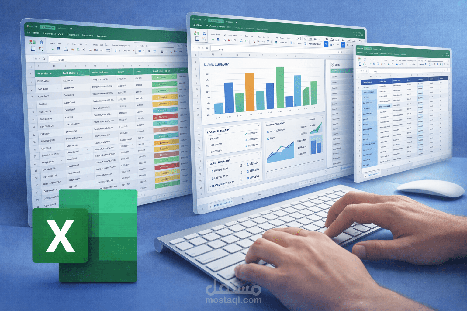 تنظيم وتحليل بيانات العملاء باستخدام Excel