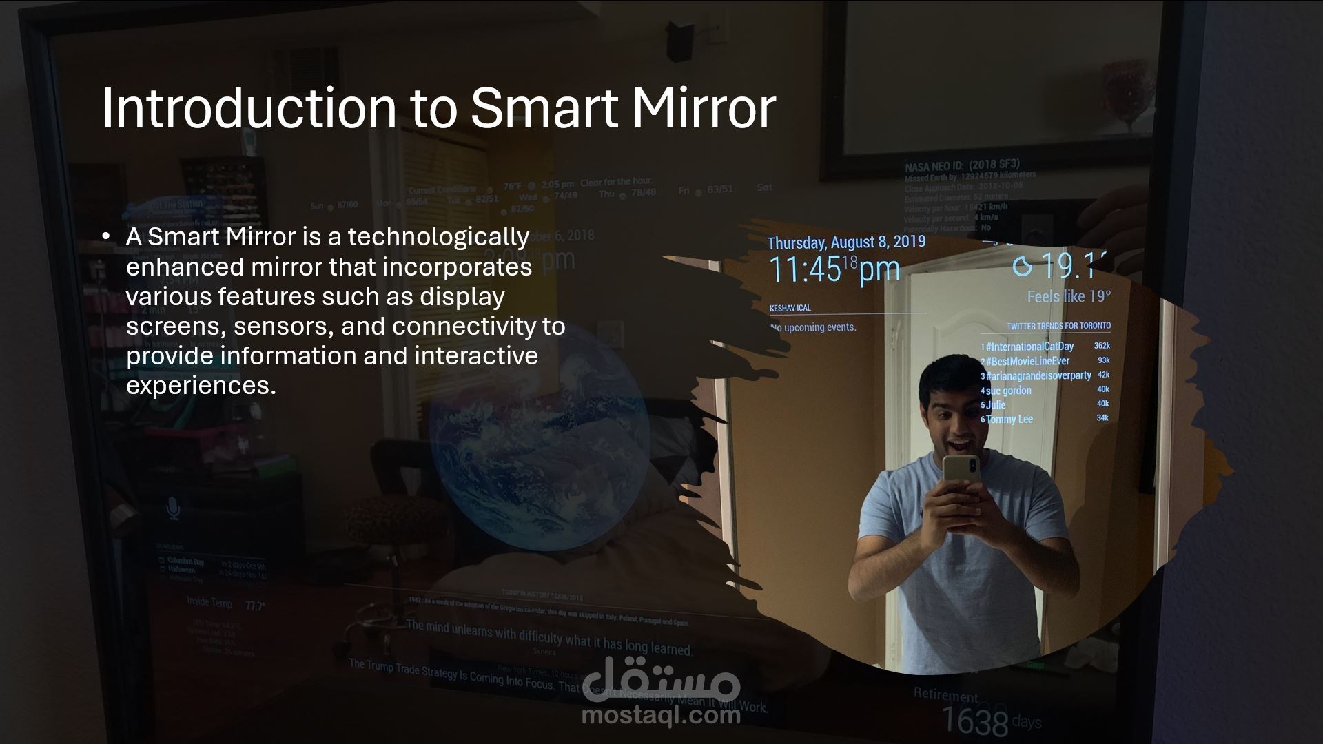 Academic presentation on smart screen technology