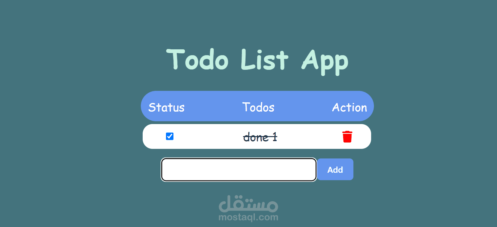 Todo List app