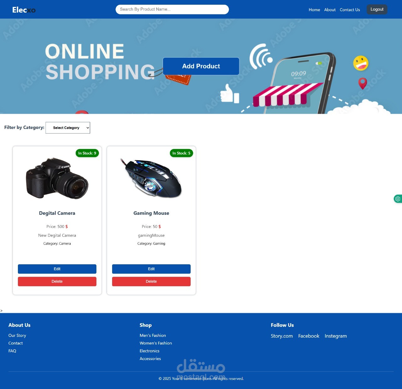 E-commerce Website