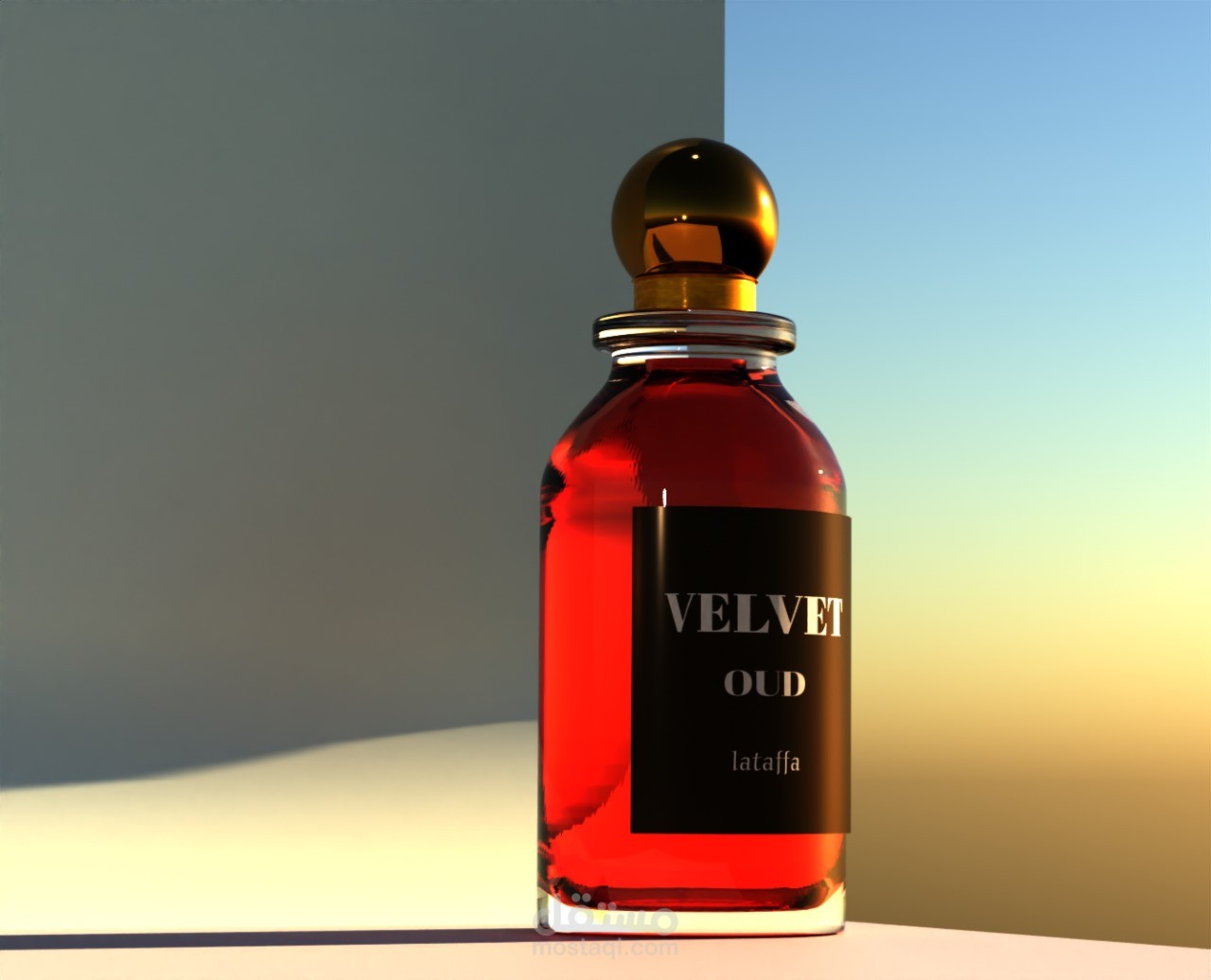 تصميم perfume 3d