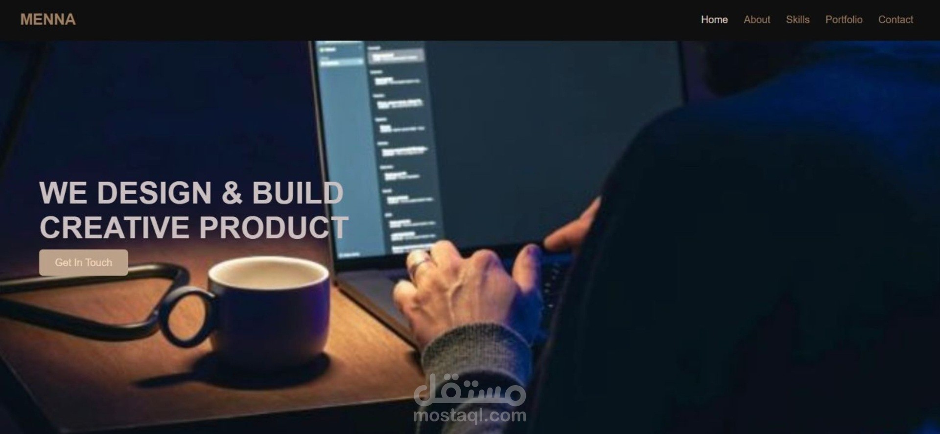 تصميم بورتفوليو يبيع مهاراتك قبل أن تتكلم