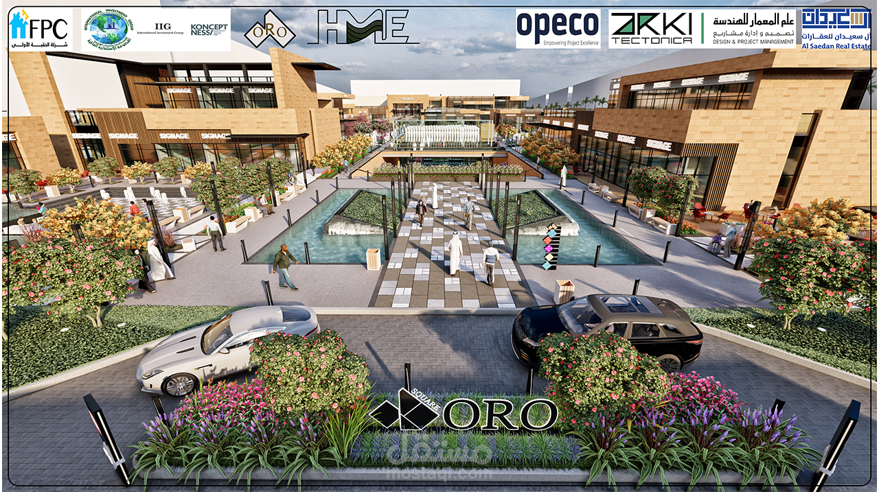 Oro Square Commercial Complex – BIM, 2D/3D Landscape Design