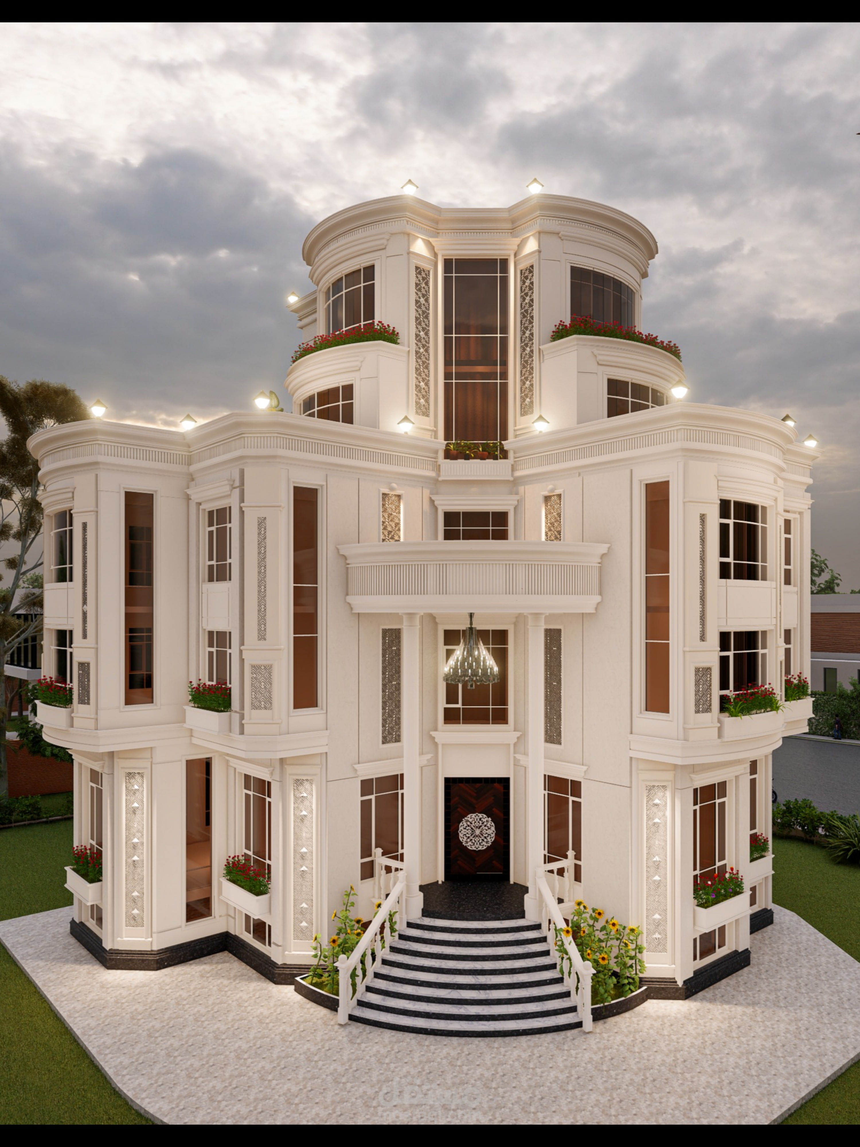 تصميم فيلا سكنية