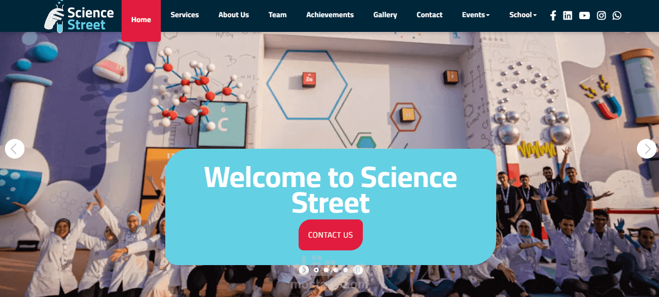 Science street Website