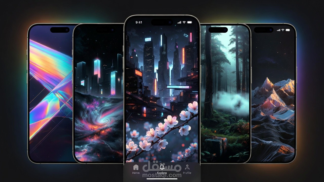 صنع خلفيات للهاتف