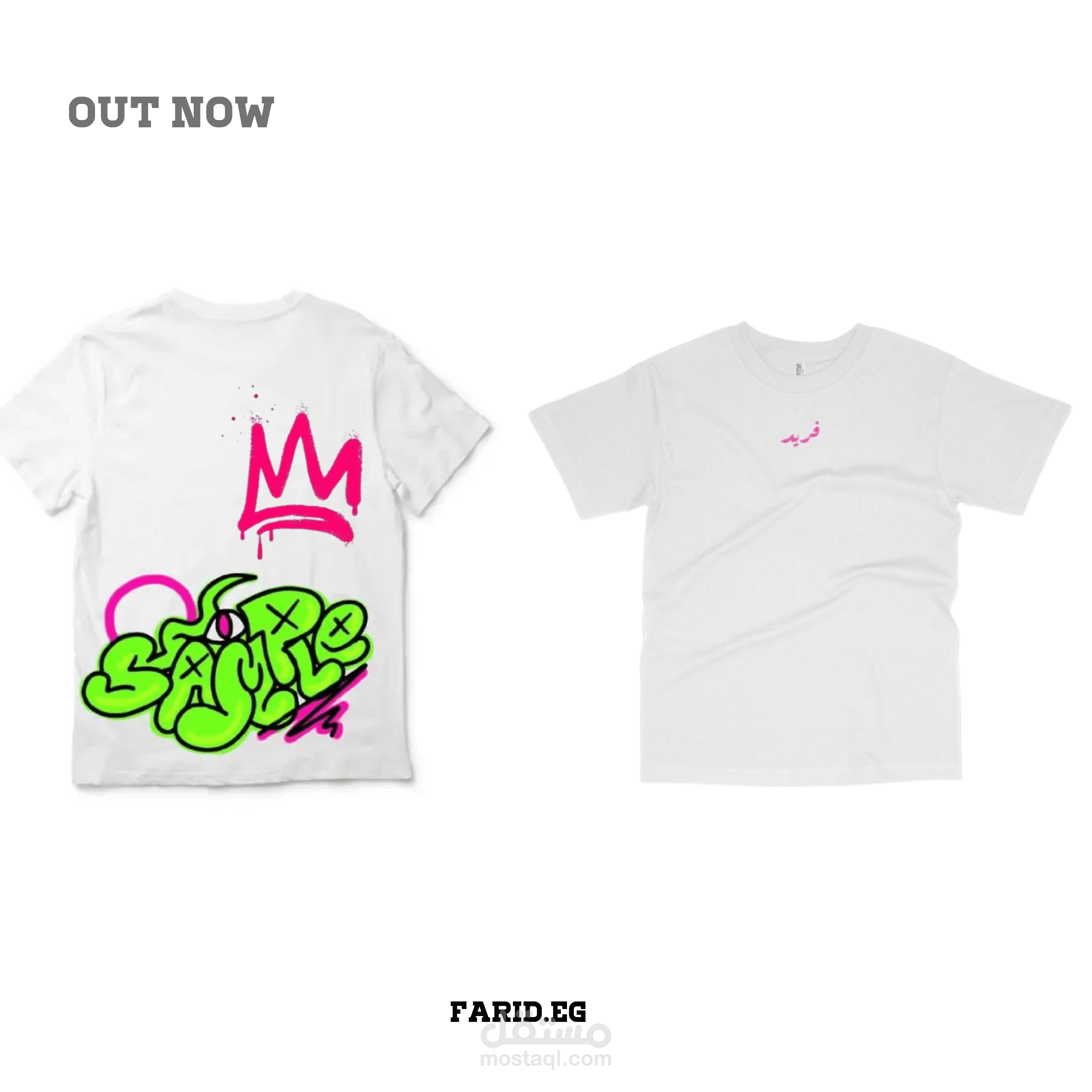 WHITE OVER SIZE T-SHIRT
